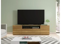 MEUBLE TV MADEIRA STAND 2PTS / 1TIR LAMINATED ( 2