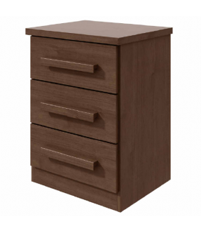 TABLE DE NUIT BAIAO 3 TIRS IMBUIA CLEAN ( 28865 )