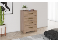 COMMODE ELLA REF D739-198 4 TIRS JEQUITIBA GLOSS