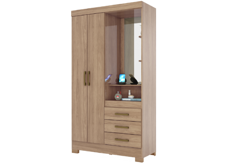 ARMOIRE EILAT REF B64-198 (2PC) 2 PTS 3TIRS + COI