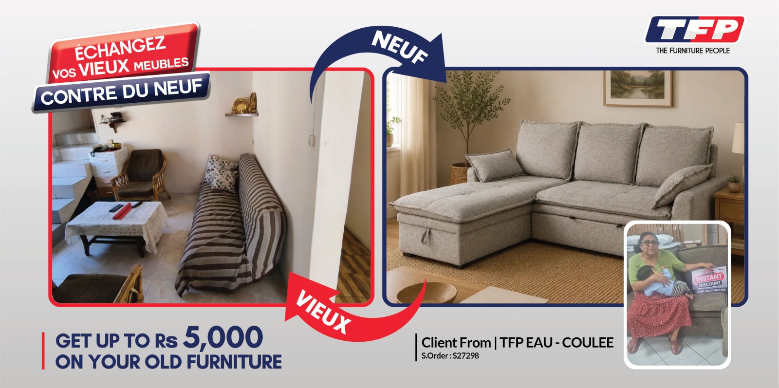Client exchange – TFP Trou-aux-Biches – S27301