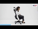 OFFICE CHAIR HALE- H (2 IN 1) HIGH BACK ERGONOMIC MESH BLACK
