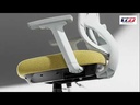 OFFICE CHAIR LATI-H (2 IN 1) HIGH BACK MESH BLACK & GREY