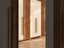 ARMOIRE NORTON REF D325-127 (3PC) 6 PTS + 4 TIRS NATURE / OFF WHITE
