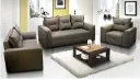 SOFA ALESSI 321 6 CUSHIONS REF HQ309-31 DARK BROWN
