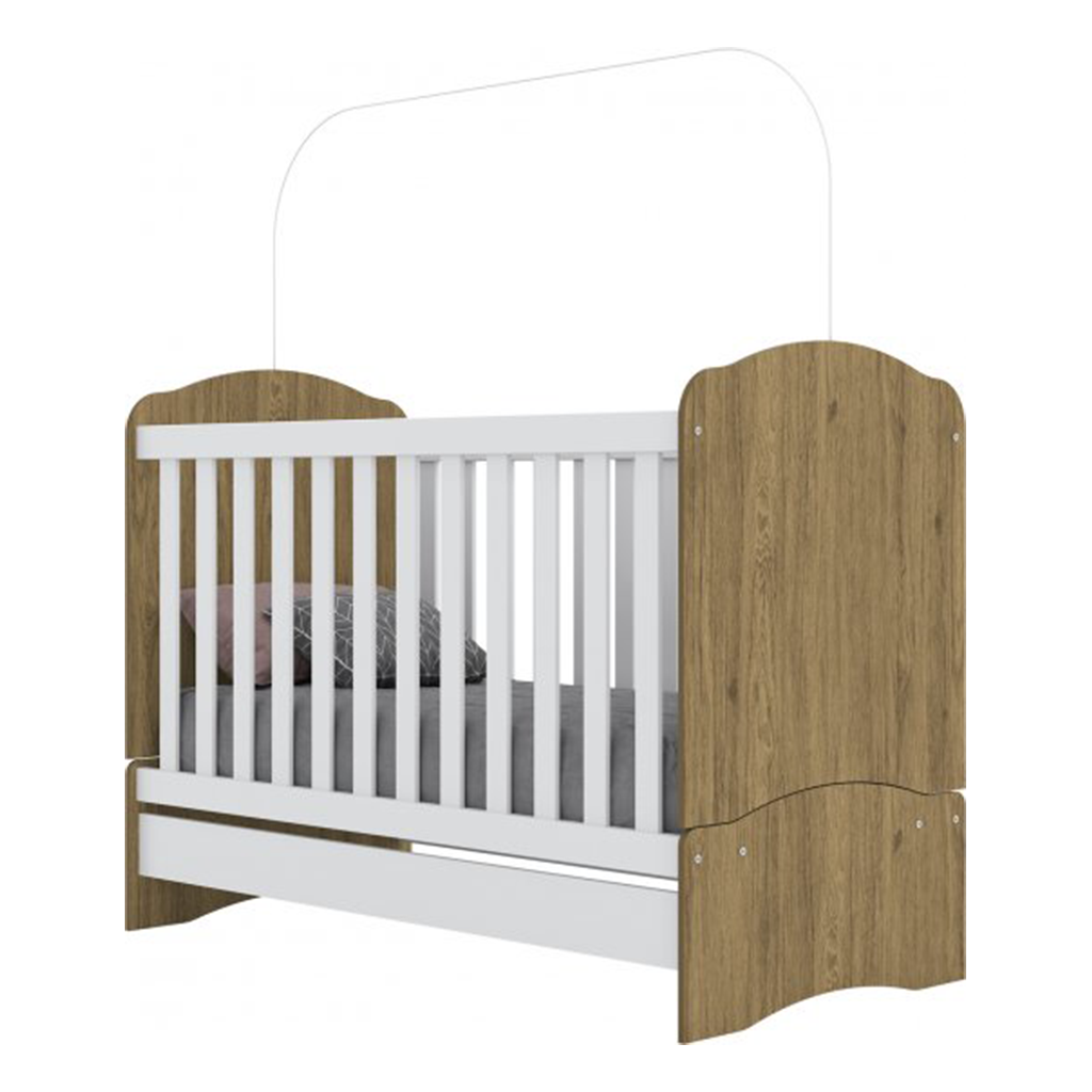 [20887] BED BALA DE MENTA (DIY) REF I02-18 BERCEAU RUSTIC/WHITE