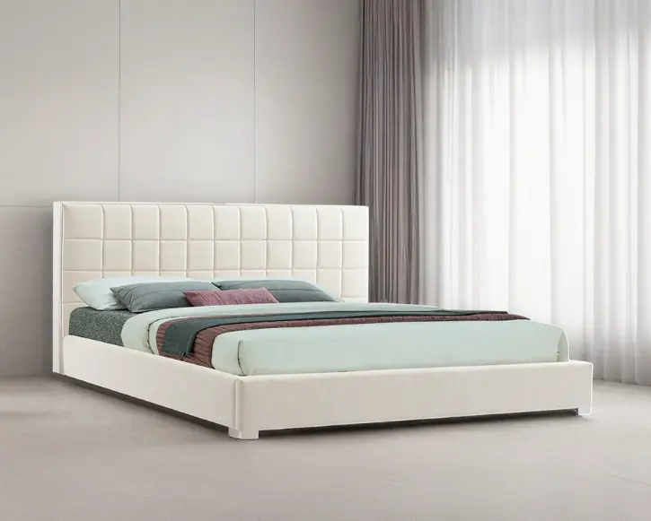 BED BEAFORD REF AEC137 5'0 REMB - LIGHT BROWN