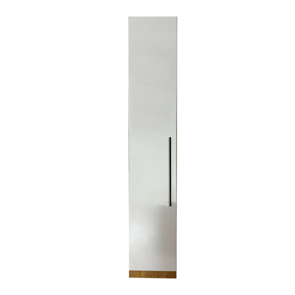 CLOSET BELIZZI 1 PT 400MM*2M30*2300MM ALUMINIUM/MDF