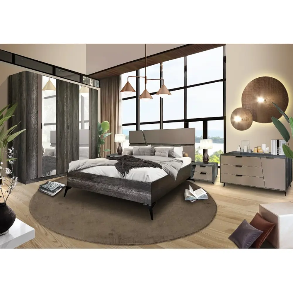 BED CASTALA REF 270 (3PC) 5'0 GREY