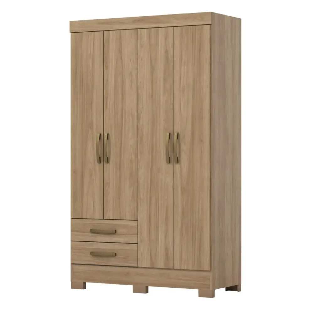 ARMOIRE ELANDS REF BE12-198 (2PC) 4 PTS 2TIRS JEQUITIBA GLOSS