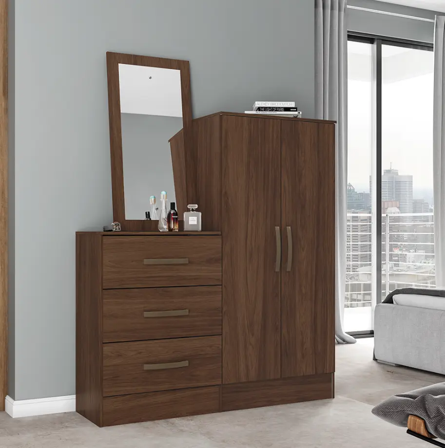 COMMODE ELBERT REF B700-130 (2PC) 3 TIRS 2PTS CASTANHO HP