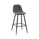 STOOL ELIZA REF BS-18 (4 IN 1 BX) BAR GREY