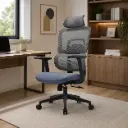 OFFICE CHAIR GARY- H HIGH BACK ERGONOMIC MESH GREY