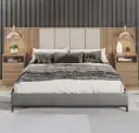 BED GRECIA REF D610-530 5'0 REMB - HEADBOARD ONLY JEQUITIBA GLOSS
