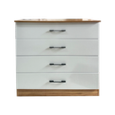 COMMODE LEON 6 TIRS LIGHT GREY HL33 LIGHT BROWN