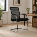 OFFICE CHAIR LILY-V (5 IN 1) VISITOR MESH BLACK