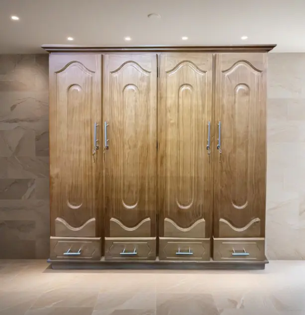 ARMOIRE MALAIKA 4 PTS VERNI TECK