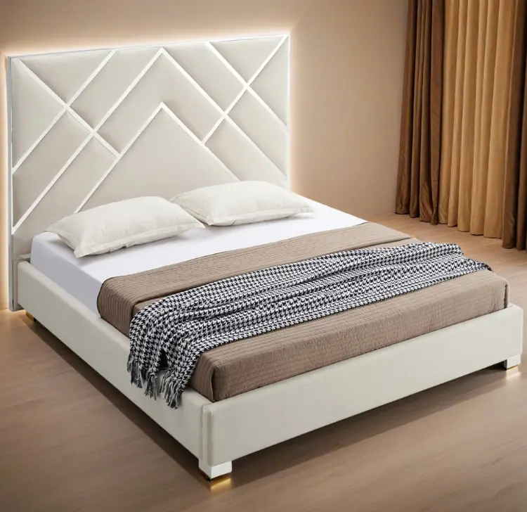 BED MORETON REF AEC144 5'0 REMB - BEIGE