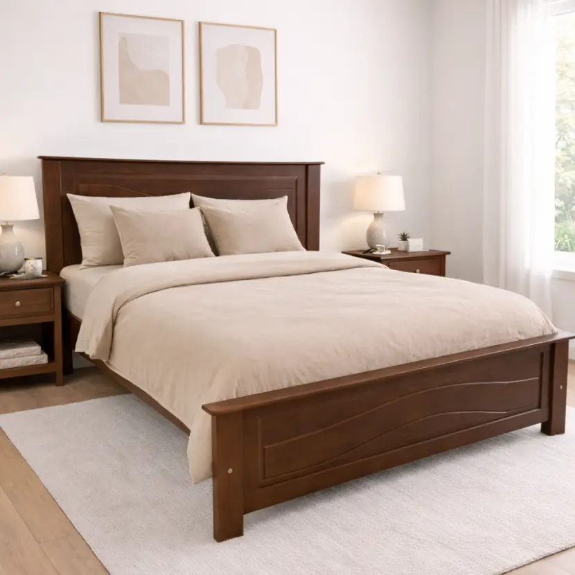 BED NAIRA 5'0 VERNI SAPELE FONCER