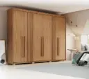 ARMOIRE NORTON REF D325-128 (3PC) 6 PTS + 4 TIRS NATURE