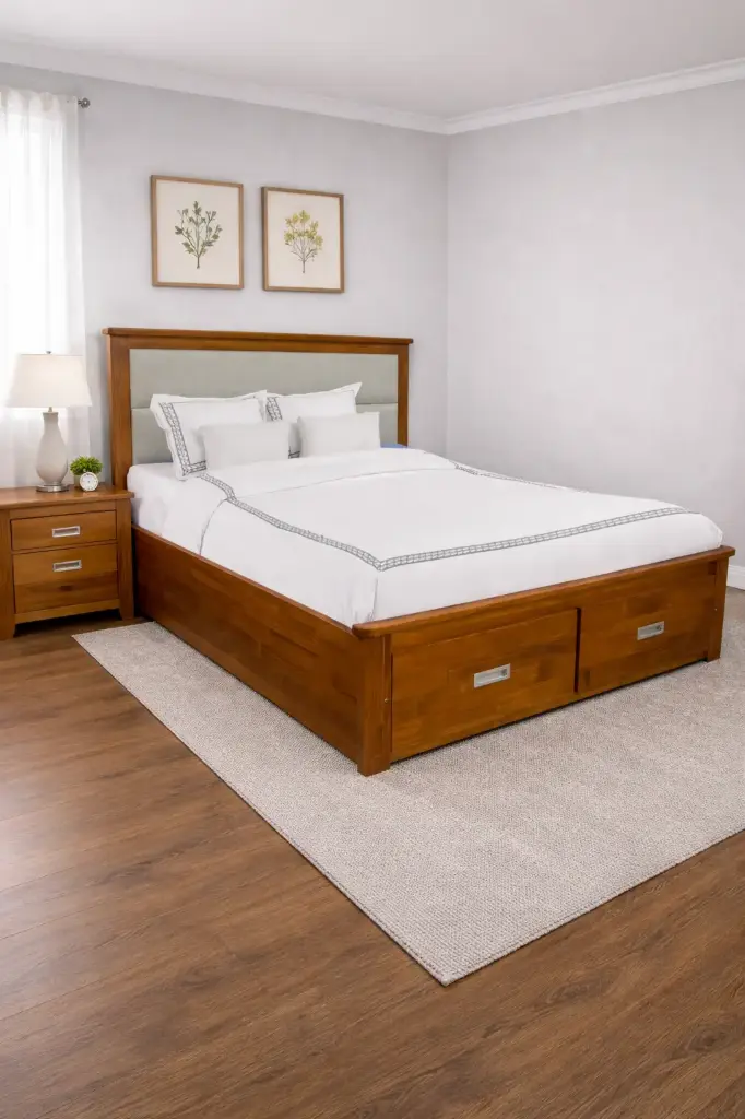 BED ROMALIA 5'0 +2 TIRS ORANGE