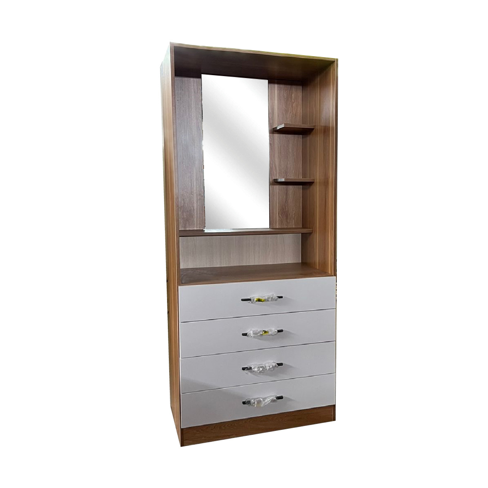 COIFFEUSE RUSSIKA 4 TIRS +GLACE REF HL33 N WHITE