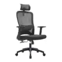 OFFICE CHAIR SAMMY - H (2 IN 1) HIGH BACK MESH BLACK