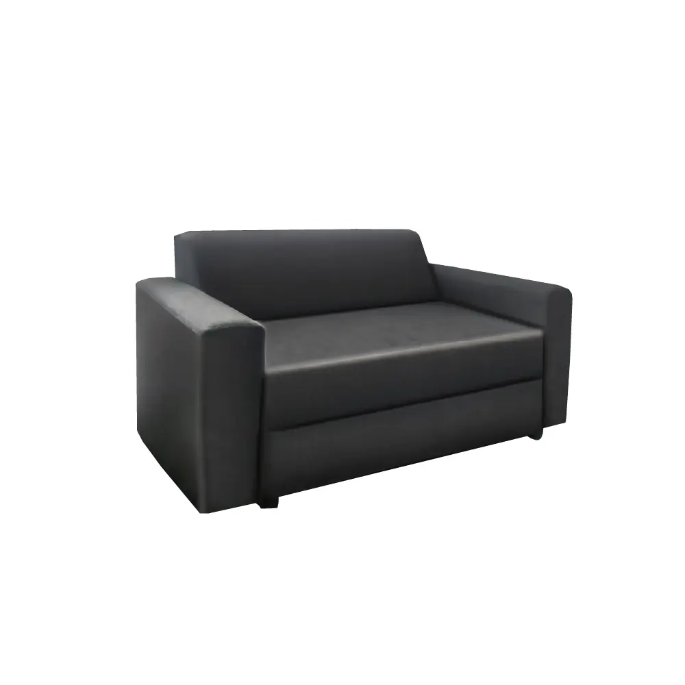 SOFA BED SOFIJA II REF 2540 2 SEATER MECHANISM SINGLE  MATTRESS REF HQ309-60 BLACK