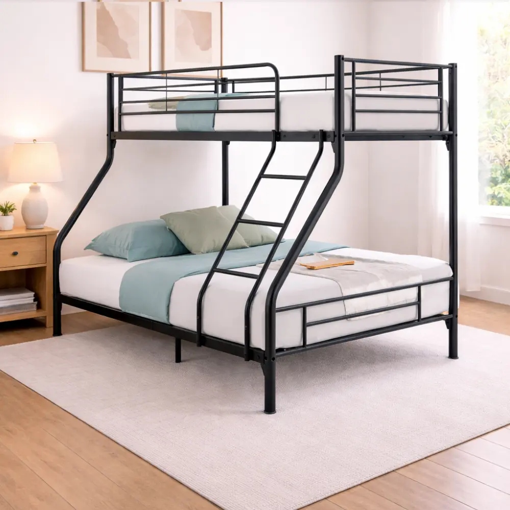 BED ZAFRA (DIY) REF BSD-453118 ETAGE 190X90/140CM BLACK