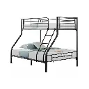 BED ZAFRA (DIY) REF BSD-453118 ETAGE 190X90/140CM BLACK