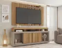 MEUBLE TV COMBO NEW OSCAR 1.8 2 PTS BURITI / FENDI