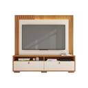 MEUBLE TV FOX 2.0 (3PC) 2 TIRS FREIJO / OFF WHITE