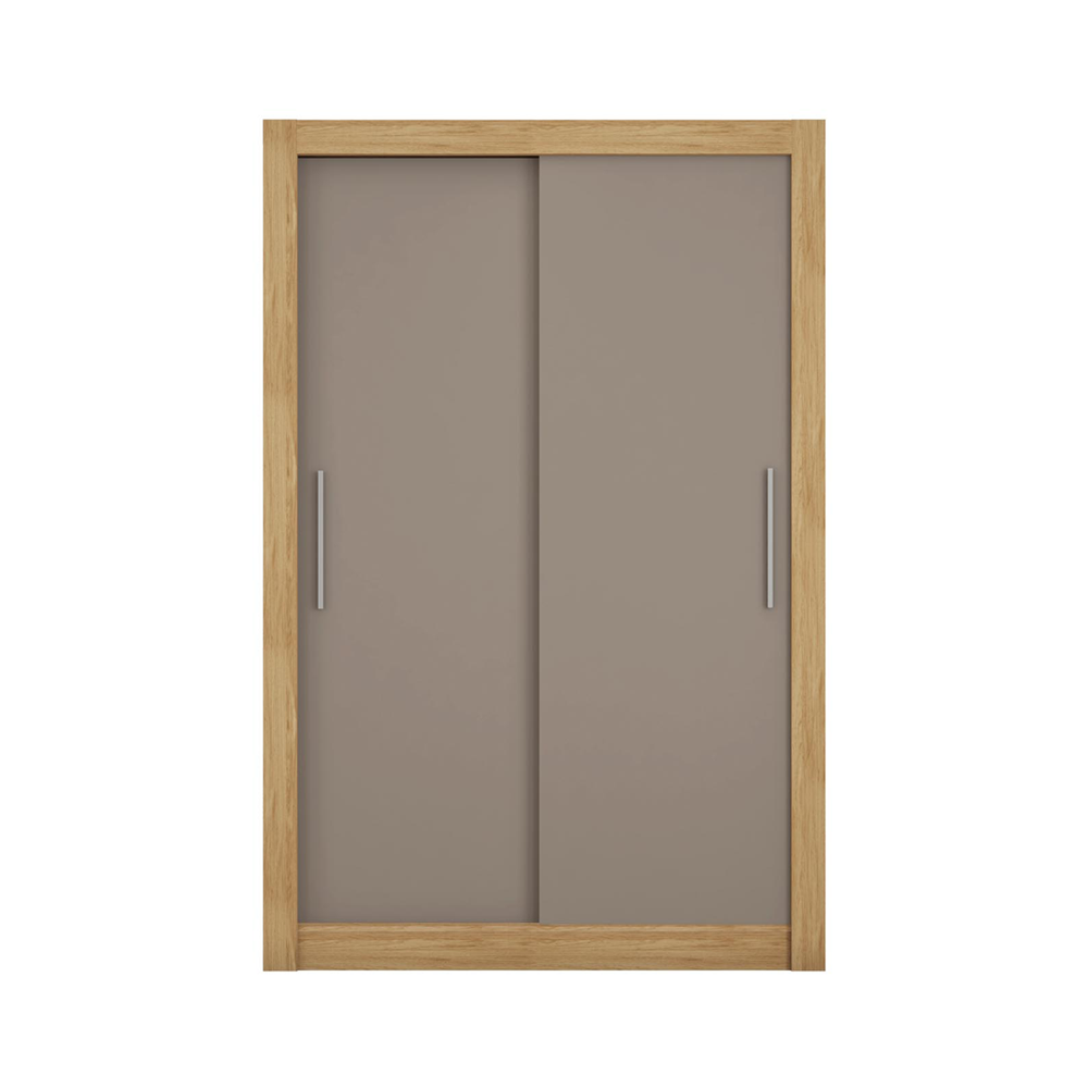 ARMOIRE SANTIAGO (2PC) SLIDING 2PTS HONEY/OFF/CACAO