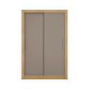 ARMOIRE SANTIAGO (2PC) SLIDING 2PTS HONEY/OFF/CACAO