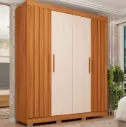 ARMOIRE SOPHIA 1.8 4PTS (3 PCS) FREIJO/OFF WHITE