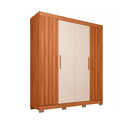 ARMOIRE SOPHIA 1.8 4PTS FREIJO/OFF WHITE