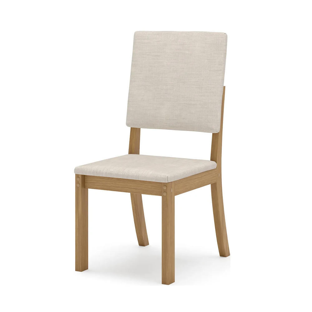 CHAISE MILLA (1 UNIT) REF S35-502 DINING NATURE / LINEN