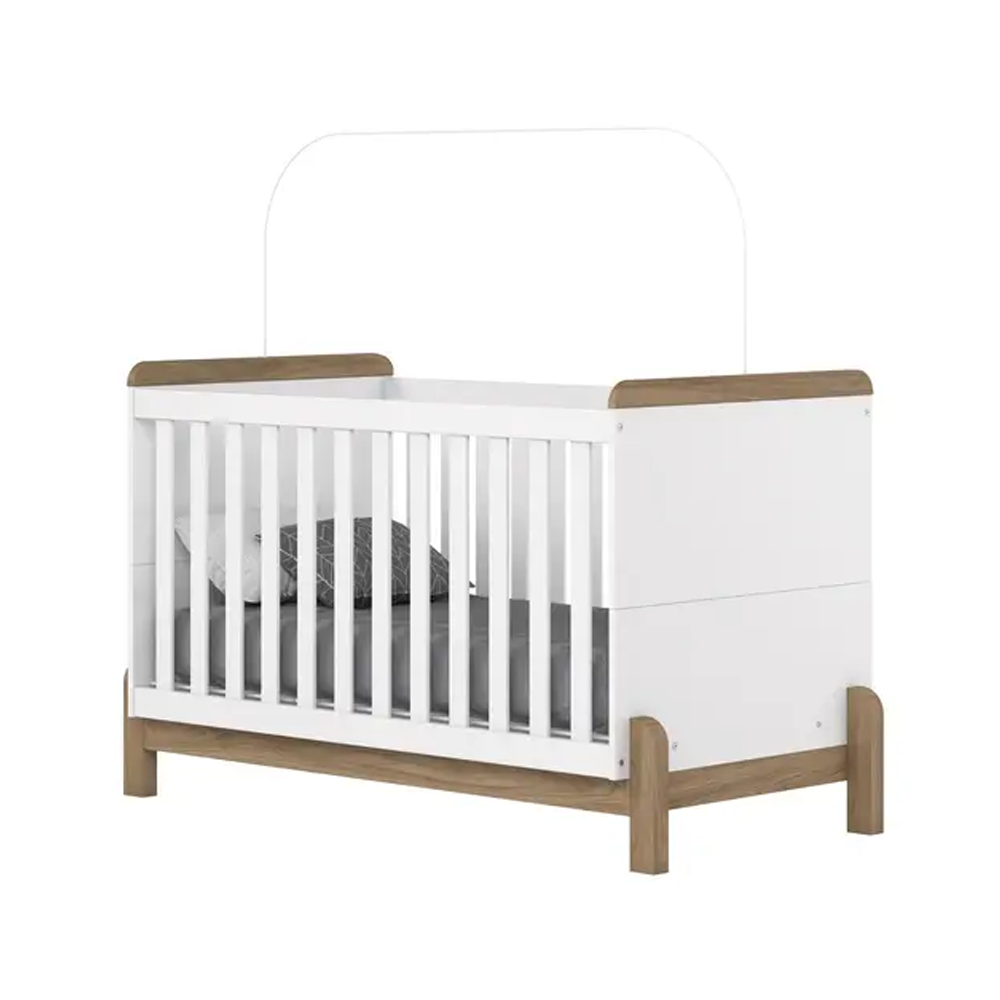 BED TERNURA REF I2-190 BERCEAU WHITE/JEQUITIBA