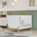 BED TERNURA REF I2-190 BERCEAU WHITE/JEQUITIBA