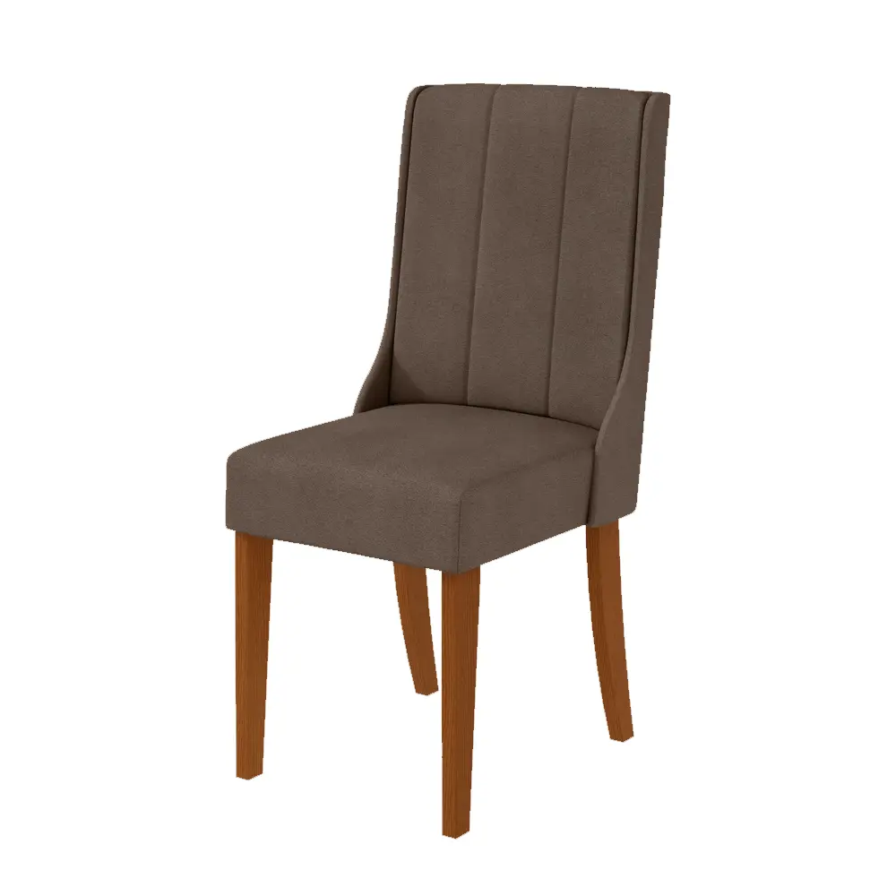 CHAISE CELINA FRASSINO FABRICS: BROWN VELVET