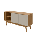 LIVING ALDO BUFFET 2 PTS ALMOND CLEAN / OFF WHITE