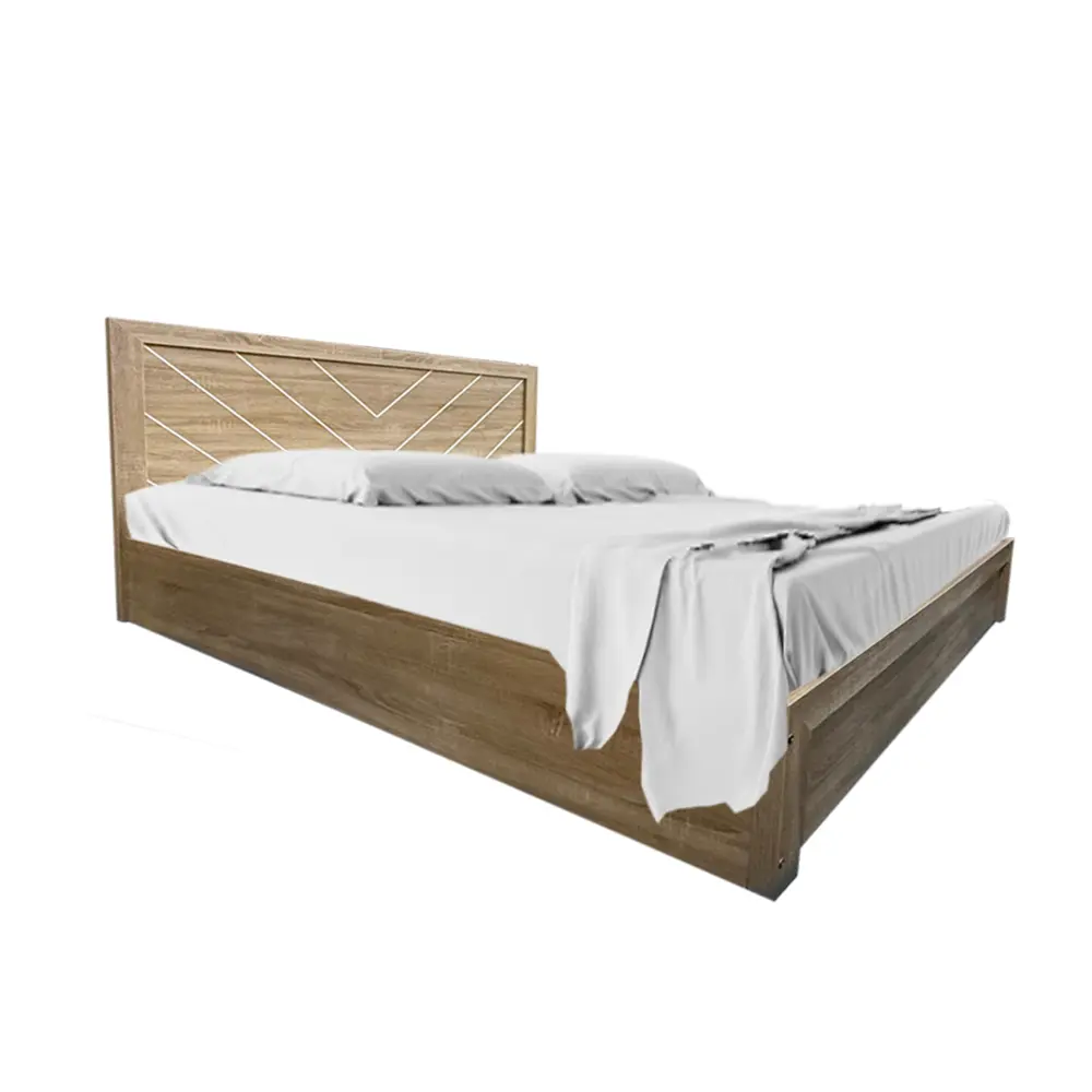 BED MOELLE 5FT MAROON 36MM INC LAMP 