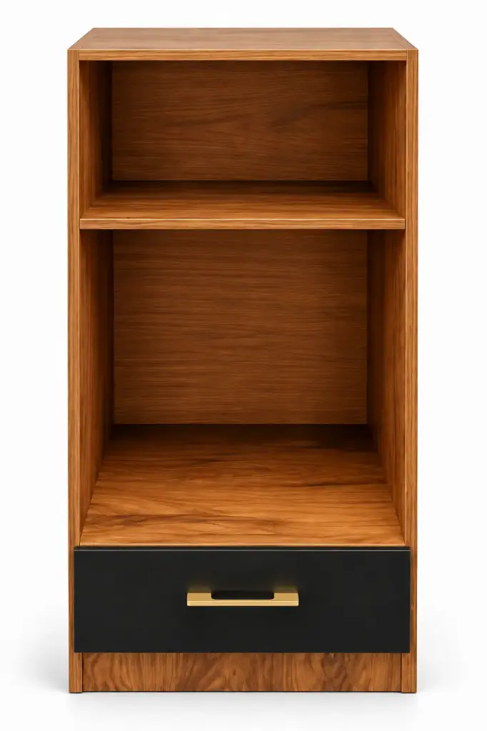 MINI TOWER CAMEROON III 600MM BLACK &  BROWN