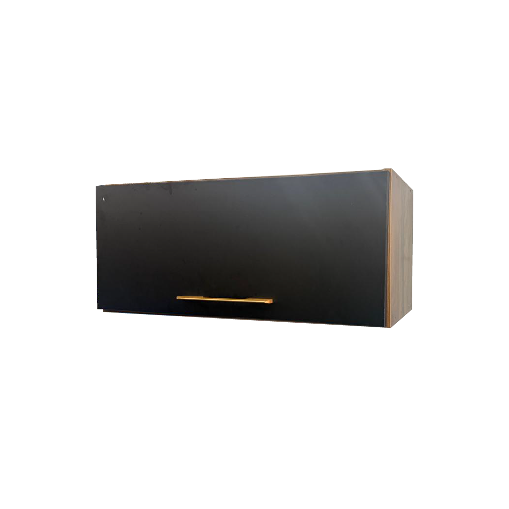 WALL CABINET CAMEROON IV 700MM WITH DOOR BLACK &  BROWN