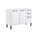 KITCHEN NEW PREMIUM BASE UNIT 3 DRS + 2 DRWS WITHOUT TOP WHITE 