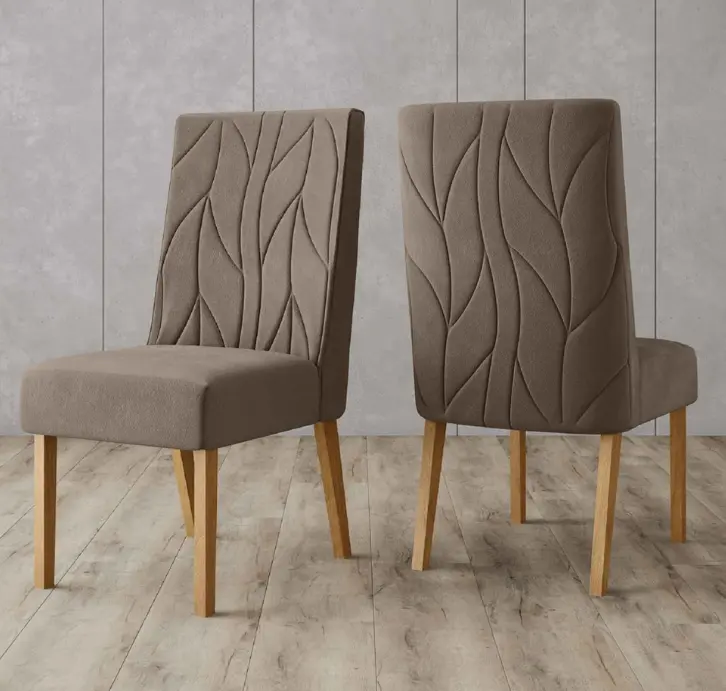 CHAISE ELOA (2 IN 1) REF S34-502 DINING NATURE /BROWN ALMOND