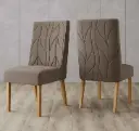 CHAISE ELOA (2 IN 1) REF S34-502 DINING NATURE /BROWN ALMOND