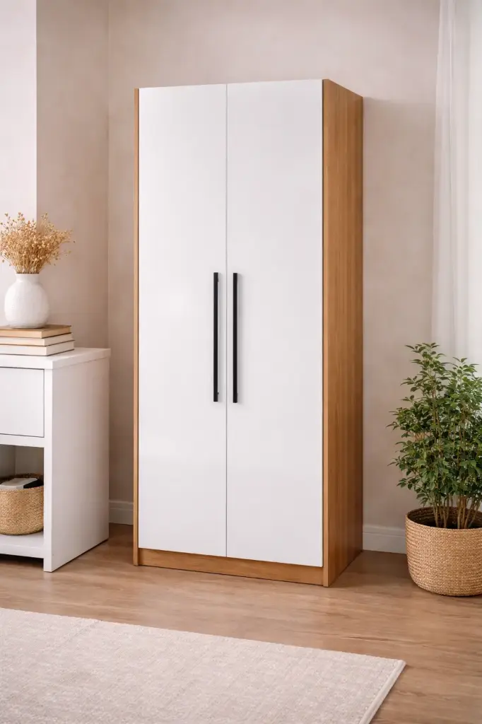 CLOSET BELIZZI 2 PTS +PENDERIE ALUMINIUM/MDF 