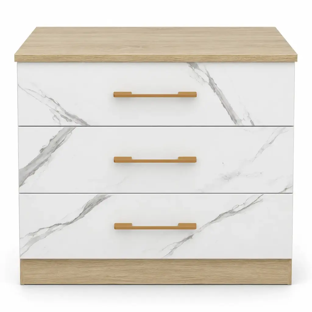 KITCHEN BASE UNIT WENDY 3 TIRS W800*D600*H880 COCO/STONE