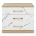 KITCHEN BASE UNIT WENDY 3 TIRS W800*D600*H880 COCO/STONE
